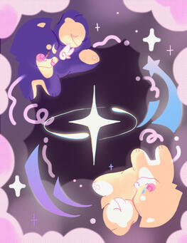 puppy boys in space